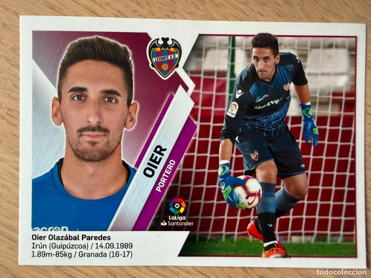 Cromos de f&uacute;tbol: 2 OIER LEVANTE 19 20 2019 2020 LIGA SANTANDER COLECCIONES ESTE SIN PEGAR STICKER