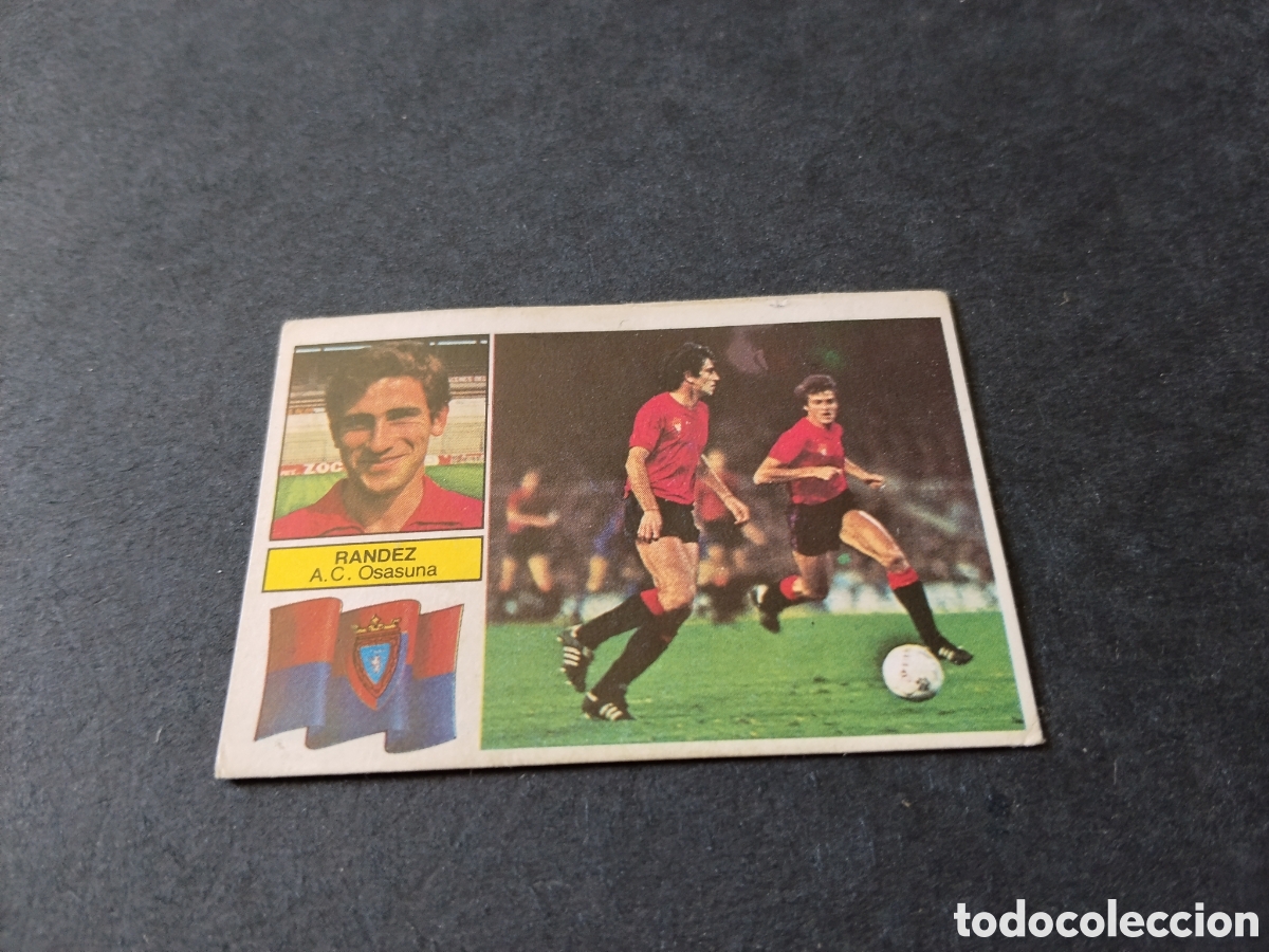 Cromos de f&uacute;tbol: Cromo futbol liga 82-83 Randez, Osasuna