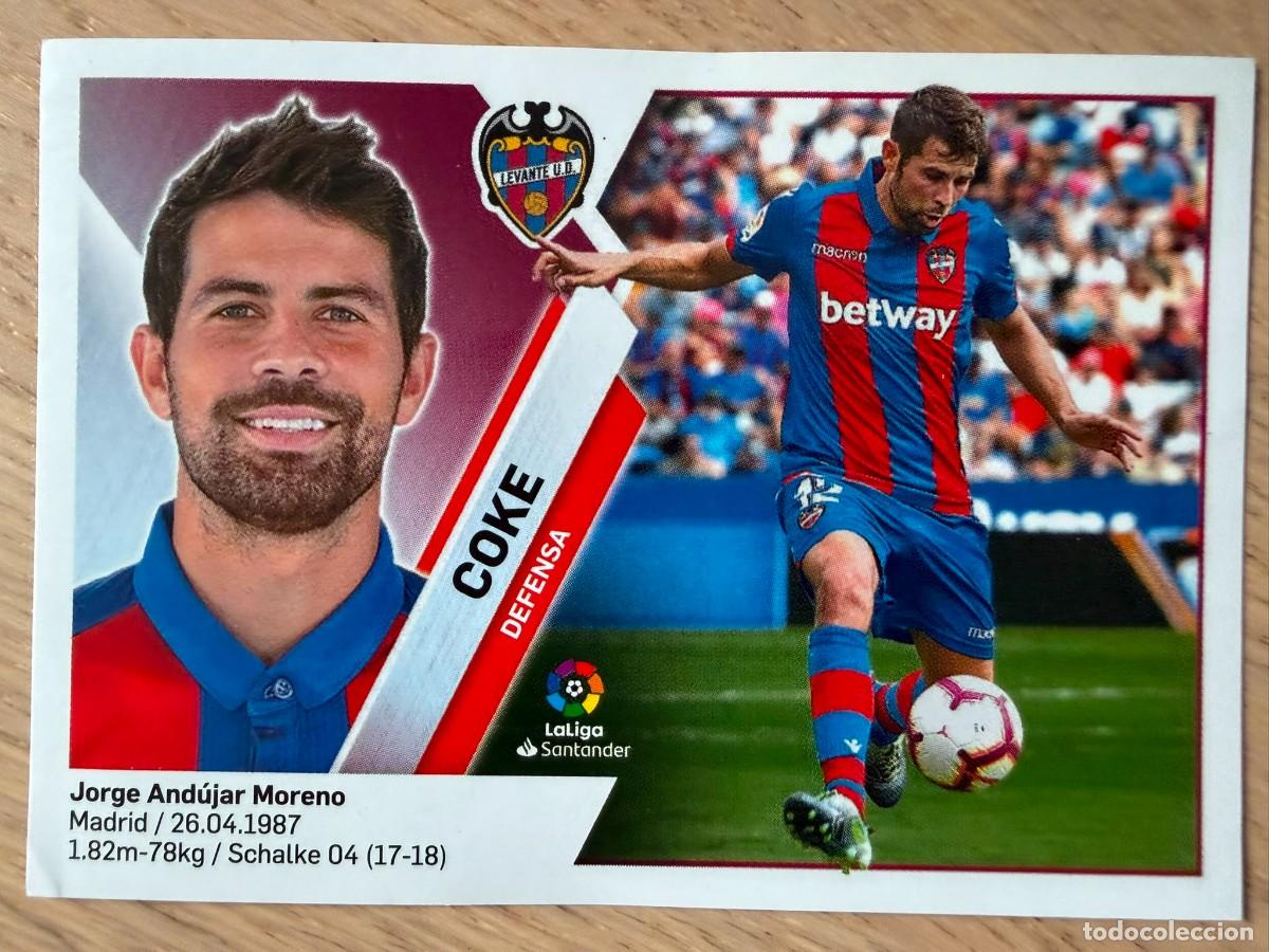 Cromos de f&uacute;tbol: 3 COKE LEVANTE 19 20 2019 2020 LIGA SANTANDER COLECCIONES ESTE SIN PEGAR STICKER