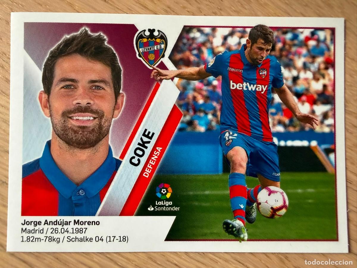 Fu&szlig;ball-Sticker: 3 COKE LEVANTE 19 20 2019 2020 LIGA SANTANDER COLECCIONES ESTE SIN PEGAR STICKER