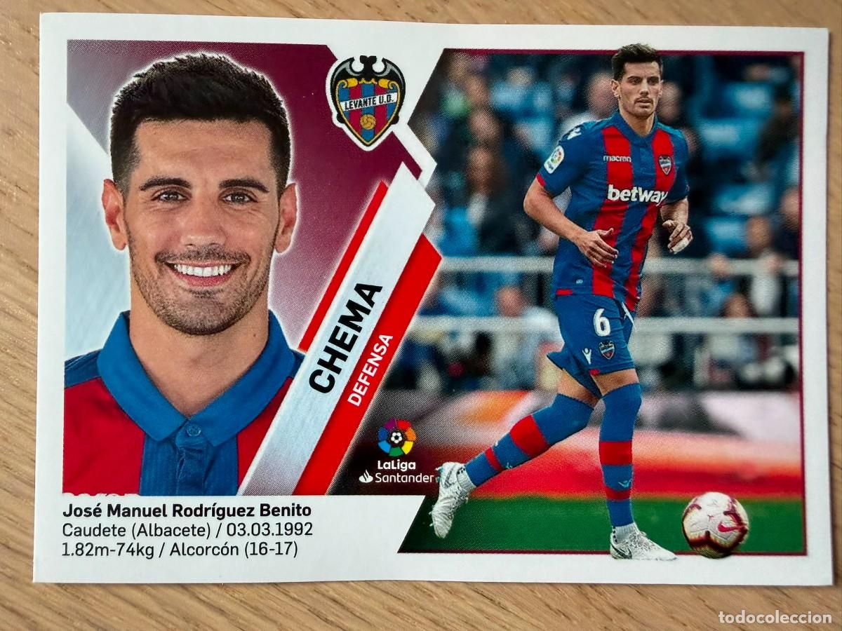 Fu&szlig;ball-Sticker: 4B 4 B CHEMA LEVANTE 19 20 2019 2020 LIGA SANTANDER COLECCIONES ESTE SIN PEGAR STICKER