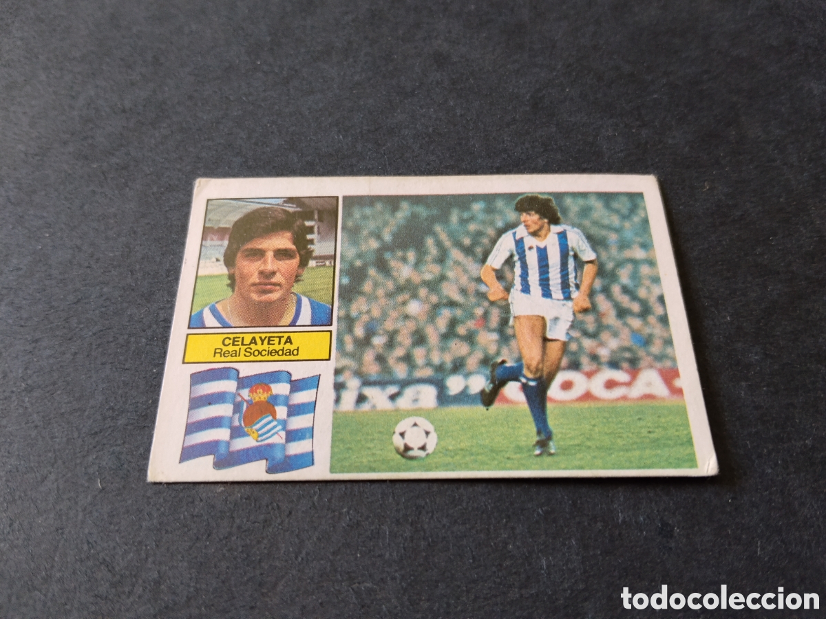 Fu&szlig;ball-Sticker: Cromo futbol liga 82-83 Celayeta, Real Sociedad