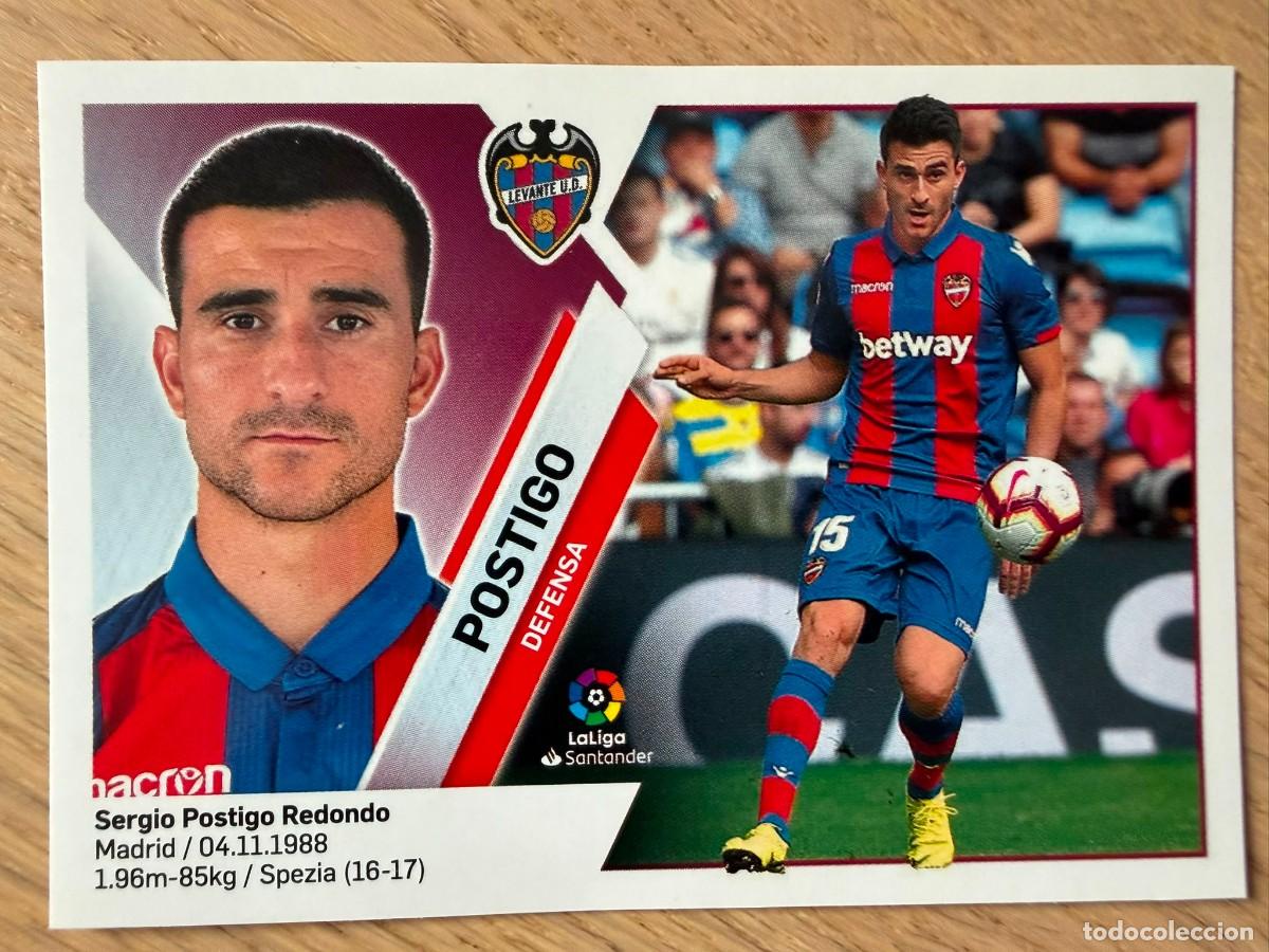 Fu&szlig;ball-Sticker: 6A 6 A POSTIGO LEVANTE 19 20 2019 2020 LIGA SANTANDER COLECCIONES ESTE SIN PEGAR STICKER