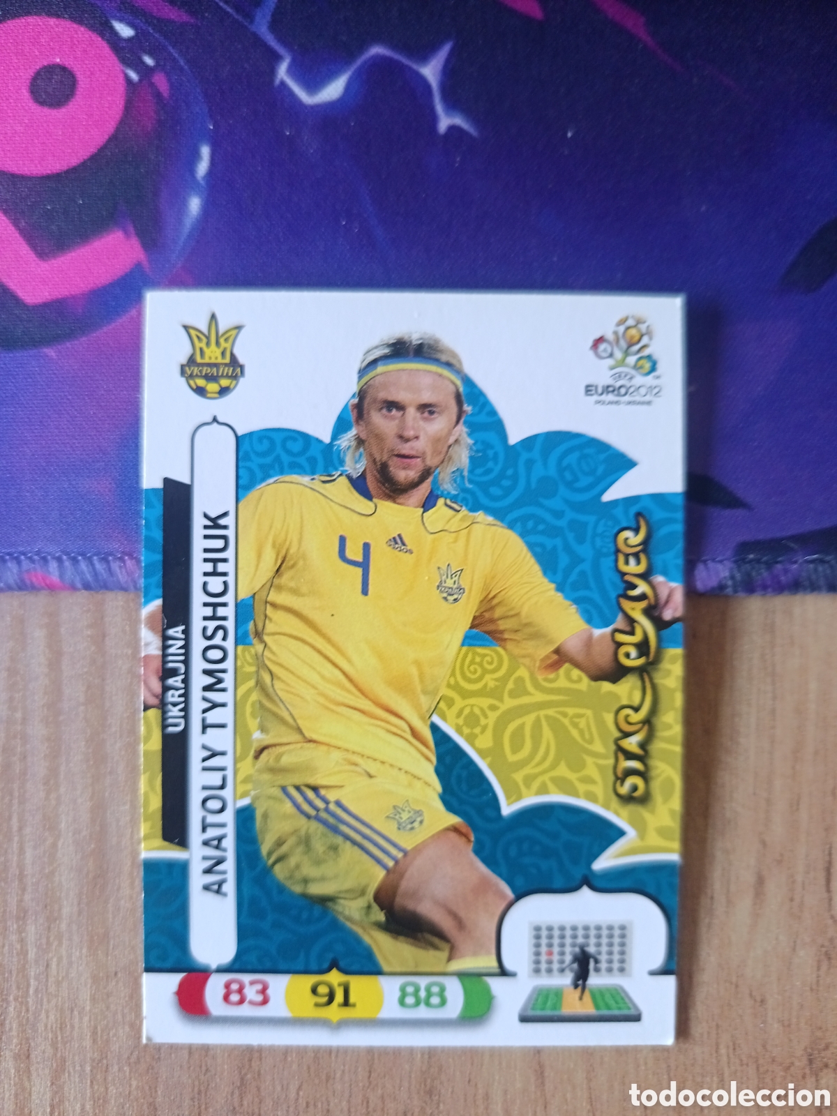 Fu&szlig;ball-Sticker: Anatoliy UEFA EURO 2012 EURO2012 POLONIA UCRANIA ADRENALYN XL PANINI