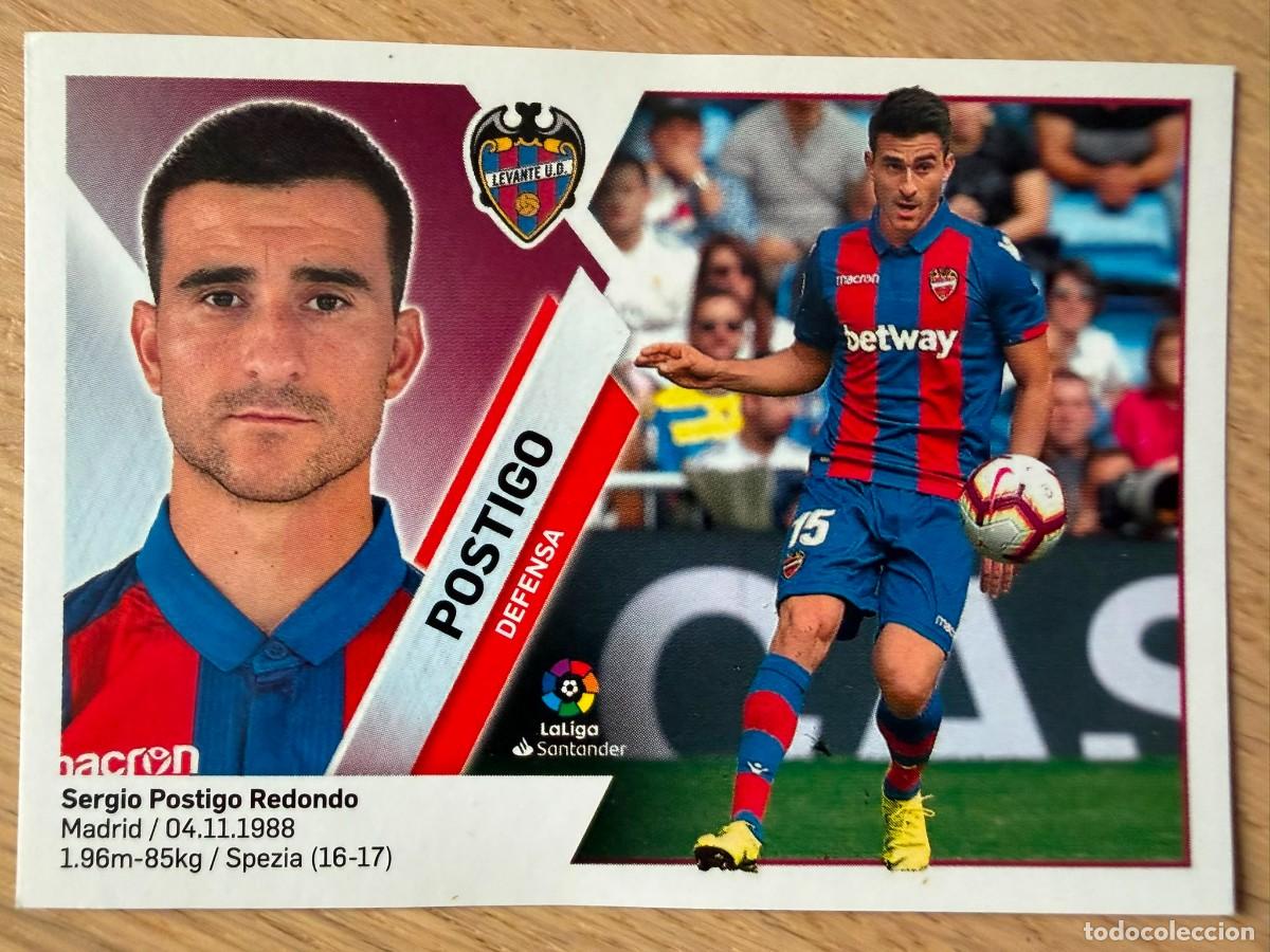 Cromos de Futebol: 6A 6 A POSTIGO LEVANTE 19 20 2019 2020 LIGA SANTANDER COLECCIONES ESTE SIN PEGAR STICKER