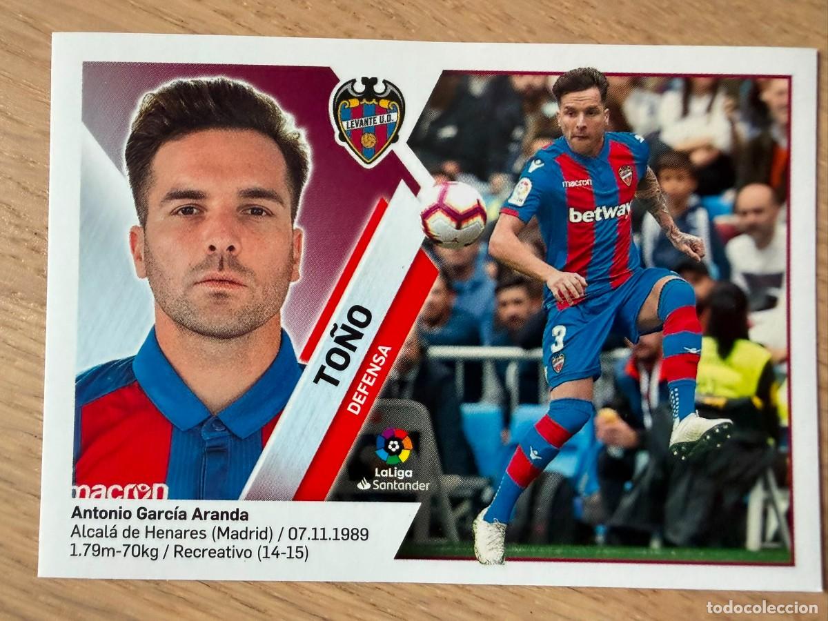 Football Stickers: 7 TO&Ntilde;O LEVANTE 19 20 2019 2020 LIGA SANTANDER COLECCIONES ESTE SIN PEGAR STICKER