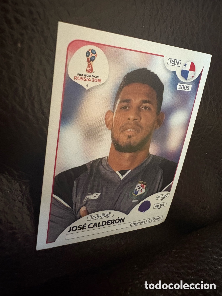 Cromos de f&uacute;tbol: 535 JOSE CALDERON PANANA PANINI MUNDIAL RUSIA 2018 CROMO FUTBOL 18 - SIN PEGAR - CJ2 ........