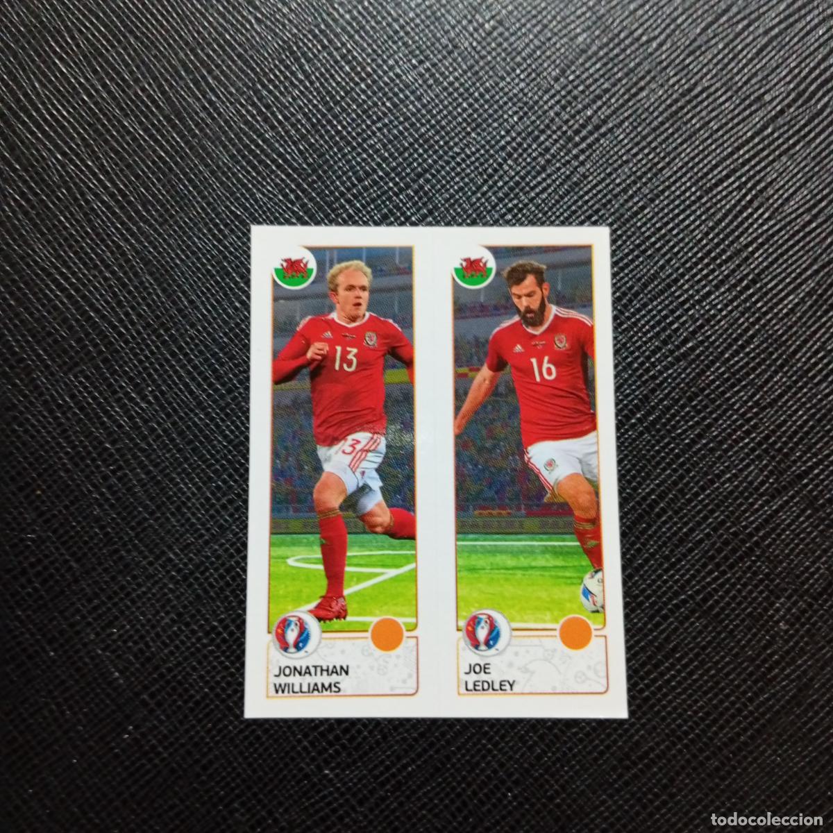 Cromos de f&uacute;tbol: 204 WILLIAMS LEDLEY GALES PANINI EURO EUROCOPA FRANCIA 2016 CROMO FUTBOL 16 - SIN PEGAR