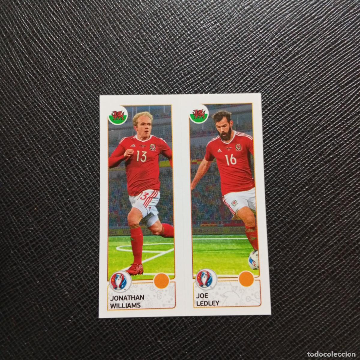 Cromos de f&uacute;tbol: 204 WILLIAMS LEDLEY GALES PANINI EURO EUROCOPA FRANCIA 2016 CROMO FUTBOL 16 - SIN PEGAR