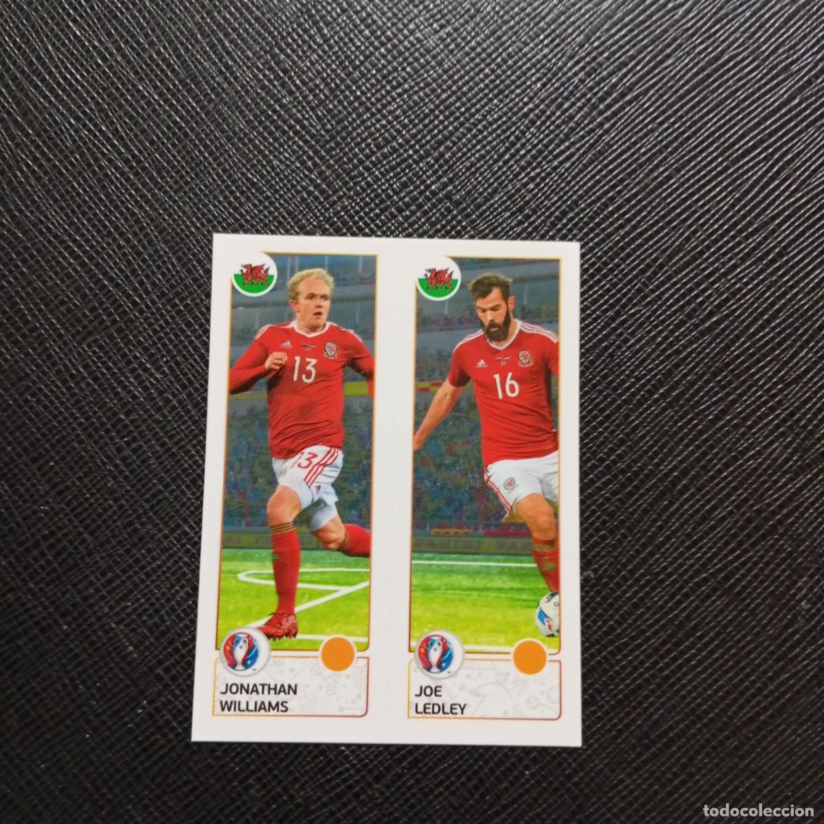 Cromos de f&uacute;tbol: 204 WILLIAMS LEDLEY GALES PANINI EURO EUROCOPA FRANCIA 2016 CROMO FUTBOL 16 - SIN PEGAR