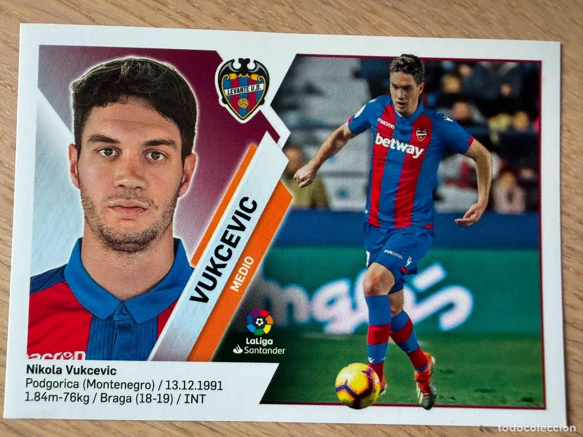 Figurine di Calcio: 8A 8 A VUKCEVIC LEVANTE 19 20 2019 2020 LIGA SANTANDER COLECCIONES ESTE SIN PEGAR STICKER