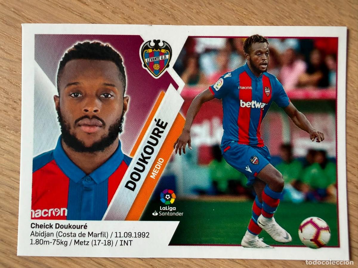 Fu&szlig;ball-Sticker: 8B 8 B DOUKOURE LEVANTE 19 20 2019 2020 LIGA SANTANDER COLECCIONES ESTE SIN PEGAR STICKER