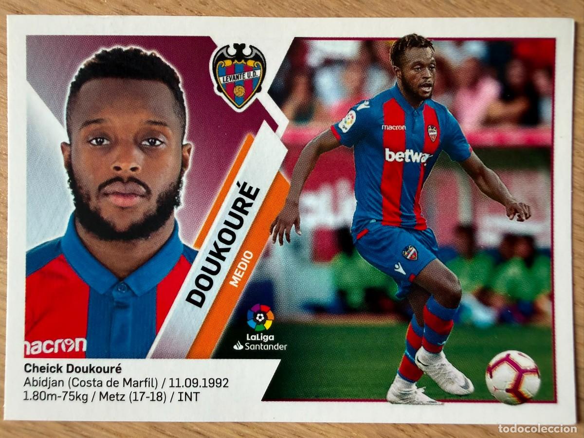 Fu&szlig;ball-Sticker: 8B 8 B DOUKOURE LEVANTE 19 20 2019 2020 LIGA SANTANDER COLECCIONES ESTE SIN PEGAR STICKER