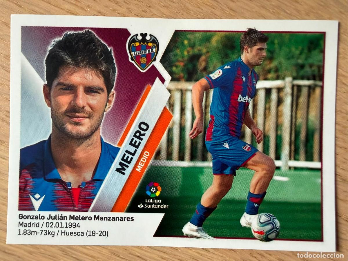 Fu&szlig;ball-Sticker: 9 MELERO LEVANTE 19 20 2019 2020 LIGA SANTANDER COLECCIONES ESTE SIN PEGAR STICKER