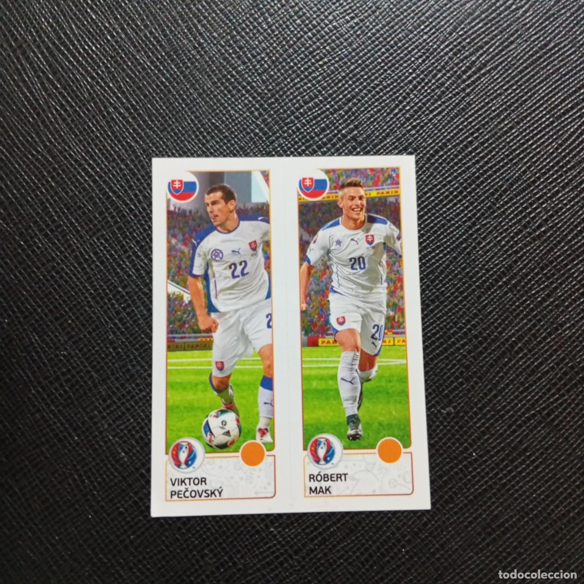 Fu&szlig;ball-Sticker: 211 PECOVSKY MAK ESLOVAQUIA PANINI EURO EUROCOPA FRANCIA 2016 CROMO FUTBOL 16 - SIN PEGAR
