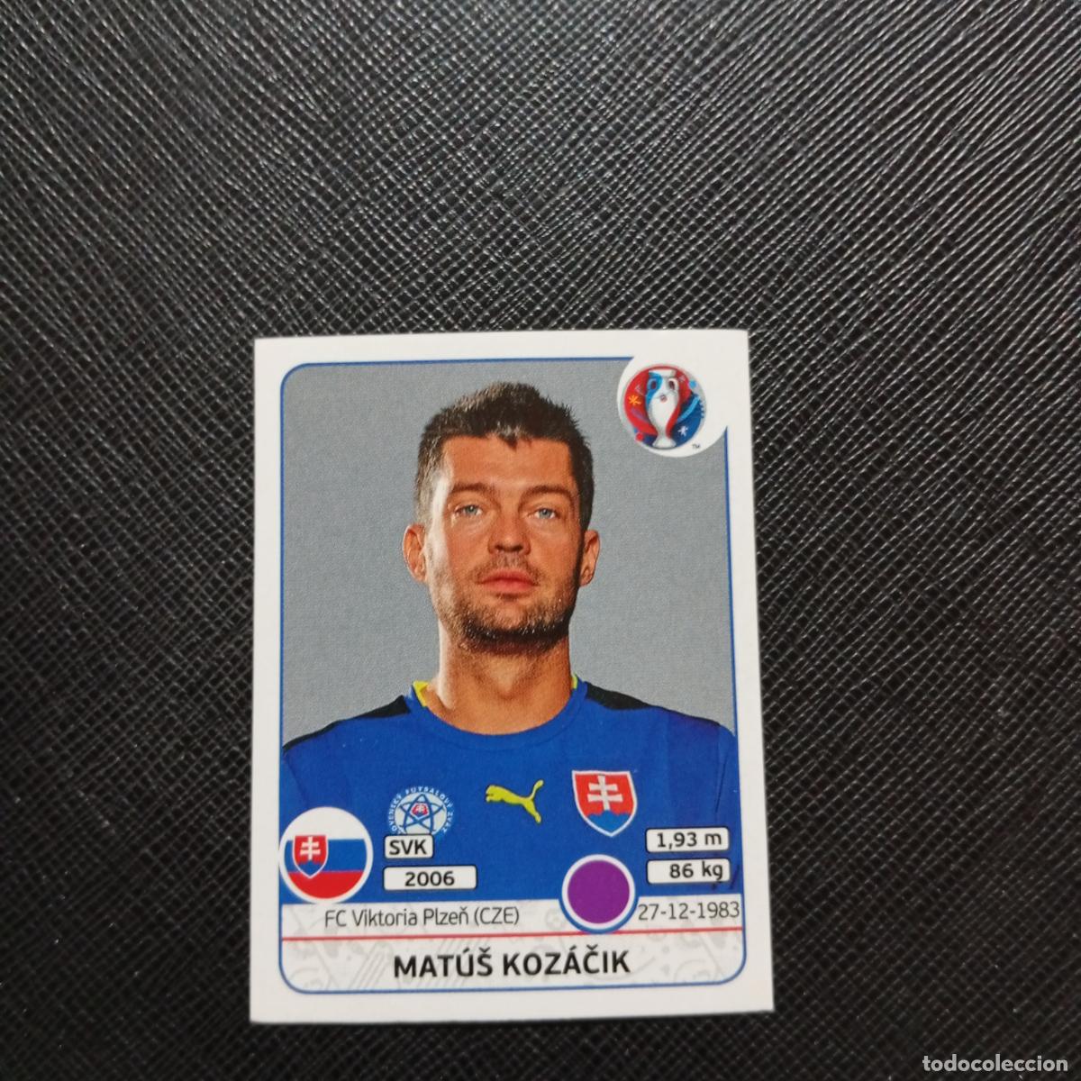 Figurine di Calcio: 213 MATUS KOZACIK ESLOVAQUIA PANINI EURO EUROCOPA FRANCIA 2016 CROMO FUTBOL 16 - SIN PEGAR