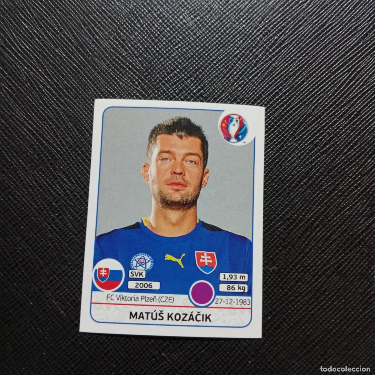 Figurine di Calcio: 213 MATUS KOZACIK ESLOVAQUIA PANINI EURO EUROCOPA FRANCIA 2016 CROMO FUTBOL 16 - SIN PEGAR