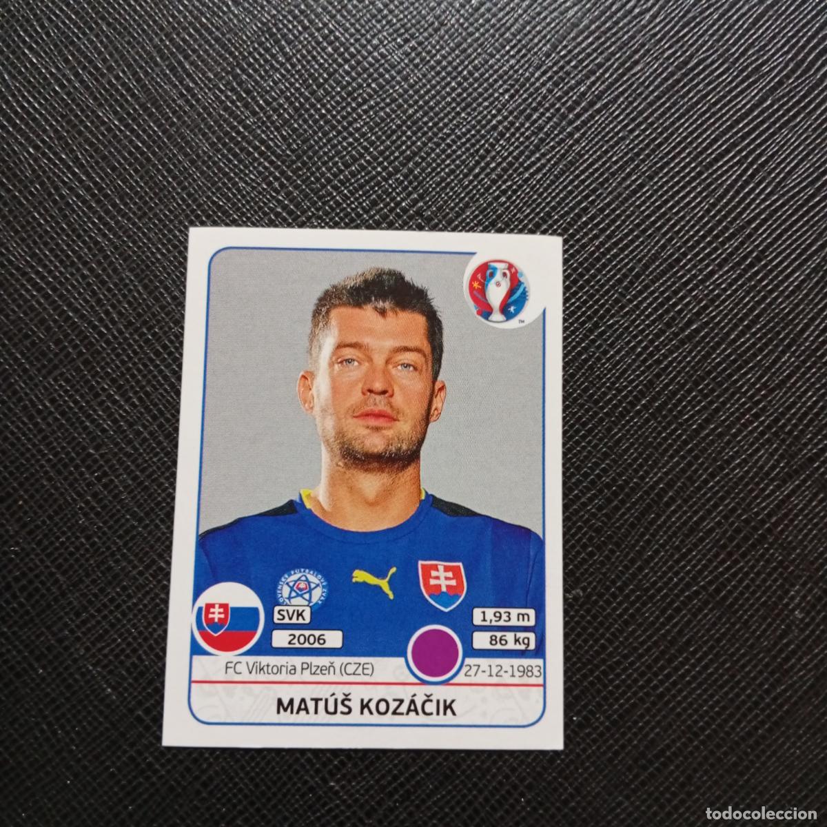Figurine di Calcio: 213 MATUS KOZACIK ESLOVAQUIA PANINI EURO EUROCOPA FRANCIA 2016 CROMO FUTBOL 16 - SIN PEGAR