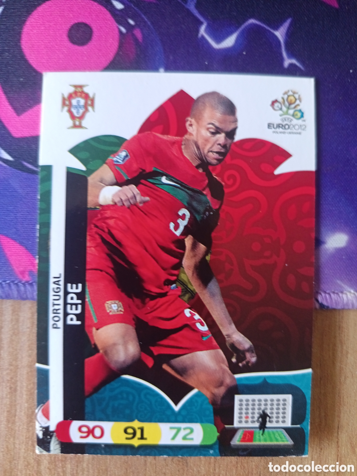 Figurine di Calcio: Pepe UEFA EURO 2012 EURO2012 POLONIA UCRANIA ADRENALYN XL PANINI