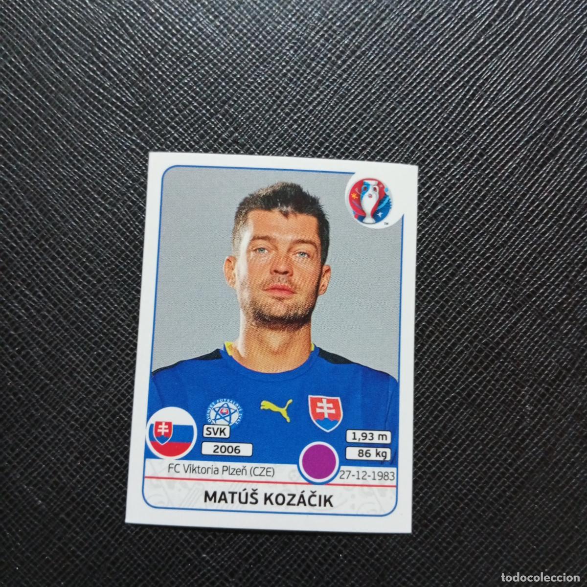 Figurine di Calcio: 213 MATUS KOZACIK ESLOVAQUIA PANINI EURO EUROCOPA FRANCIA 2016 CROMO FUTBOL 16 - SIN PEGAR