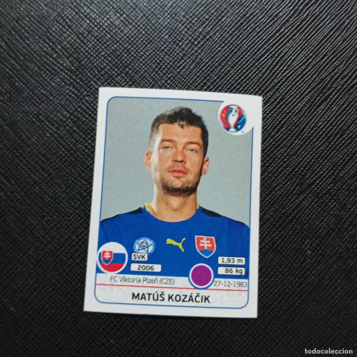 Figurine di Calcio: 213 MATUS KOZACIK ESLOVAQUIA PANINI EURO EUROCOPA FRANCIA 2016 CROMO FUTBOL 16 - SIN PEGAR