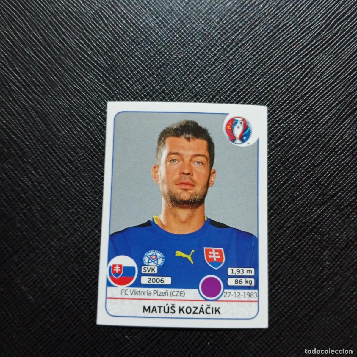 Figurine di Calcio: 213 MATUS KOZACIK ESLOVAQUIA PANINI EURO EUROCOPA FRANCIA 2016 CROMO FUTBOL 16 - SIN PEGAR