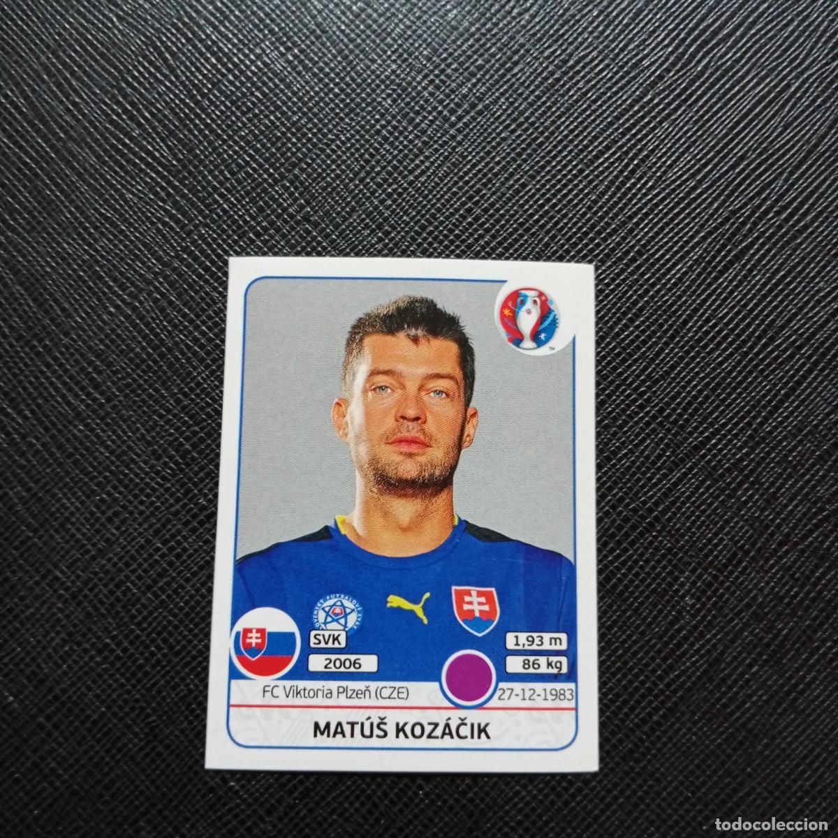 Figurine di Calcio: 213 MATUS KOZACIK ESLOVAQUIA PANINI EURO EUROCOPA FRANCIA 2016 CROMO FUTBOL 16 - SIN PEGAR ..