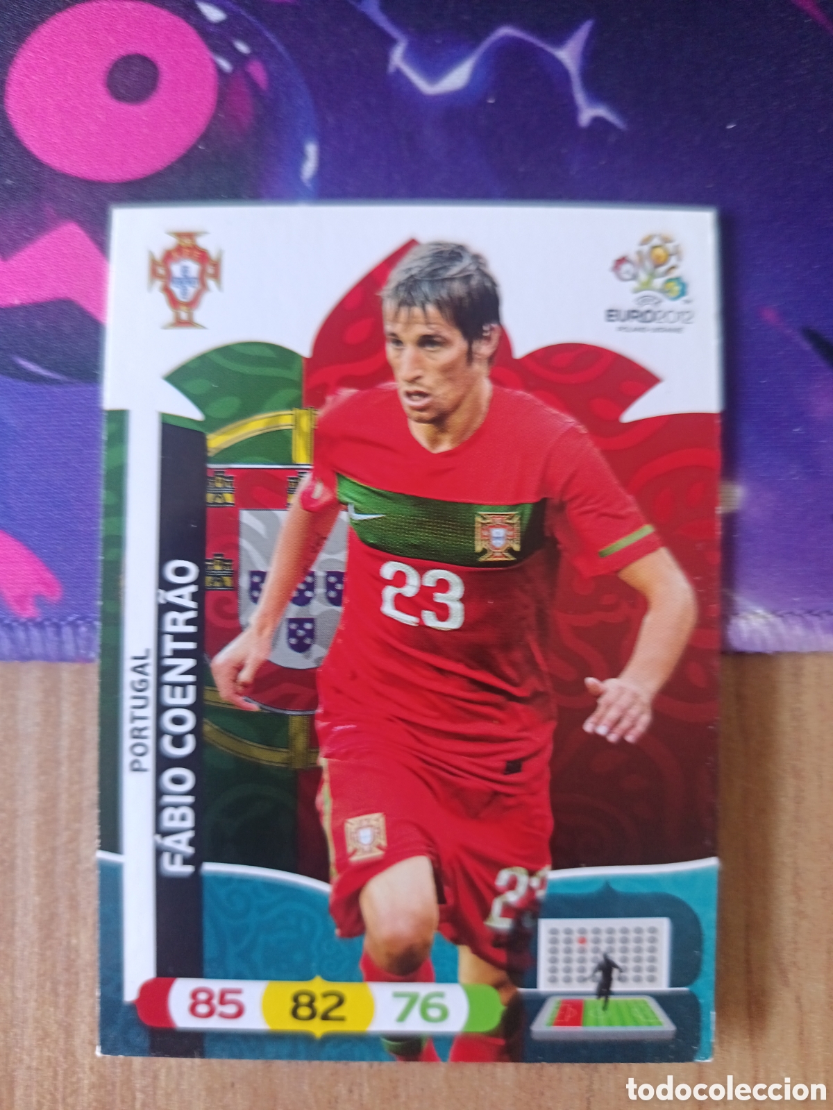 Figurine di Calcio: Coentrao UEFA EURO 2012 EURO2012 POLONIA UCRANIA ADRENALYN XL PANINI