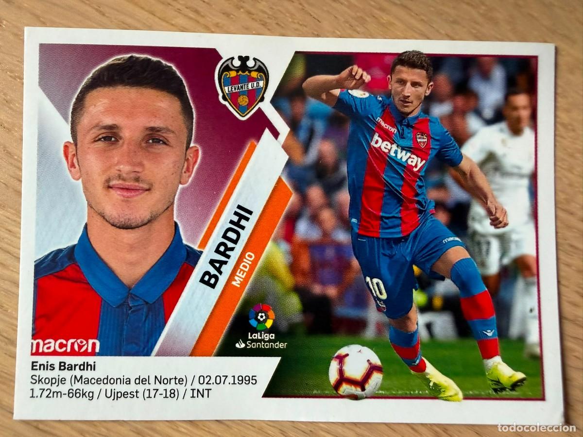 Figurine di Calcio: 10 BARDHI LEVANTE 19 20 2019 2020 LIGA SANTANDER COLECCIONES ESTE SIN PEGAR STICKER