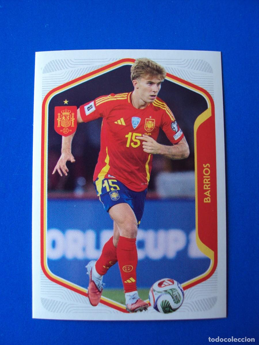 Figurine di Calcio: CROMO 39 BARRIOS ESPA&Ntilde;A 2026 CARREFOUR MUNDIAL WORLD CUP SELECCI&Oacute;N ESPA&Ntilde;OLA PANINI NUEVO