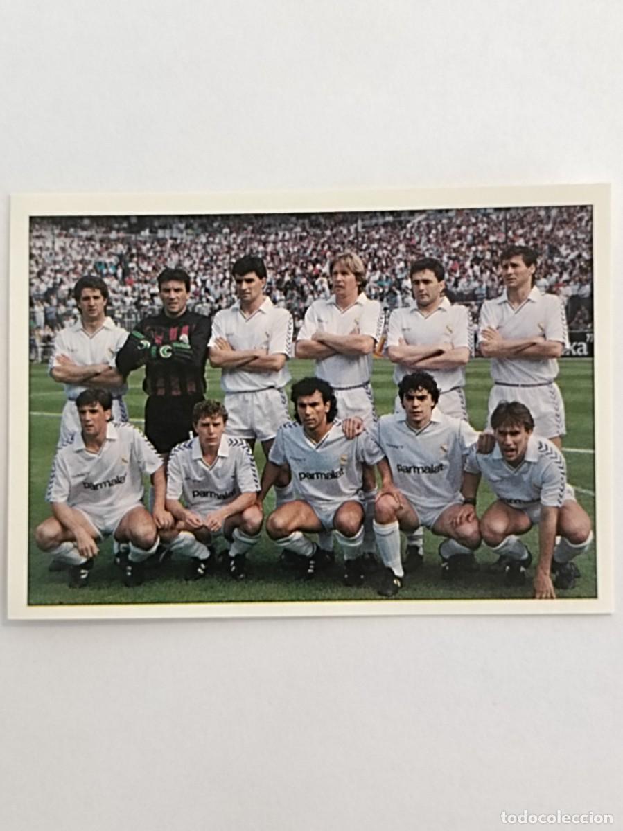 Figurine di Calcio: #60 EQUIPO 1988/1989 COLECCION REAL MADRID 95/96 PANINI