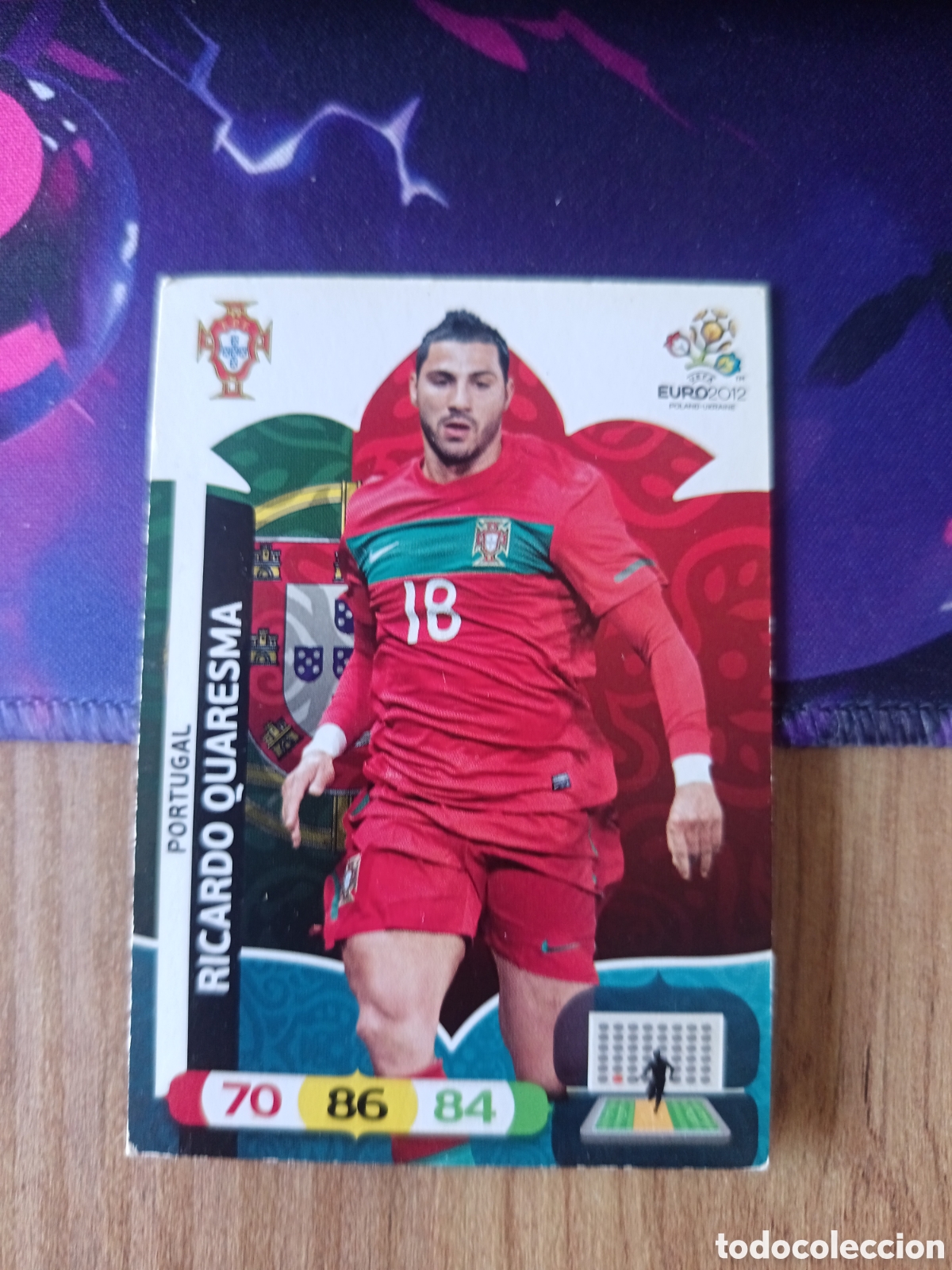 Figurine di Calcio: Quaresma UEFA EURO 2012 EURO2012 POLONIA UCRANIA ADRENALYN XL PANINI