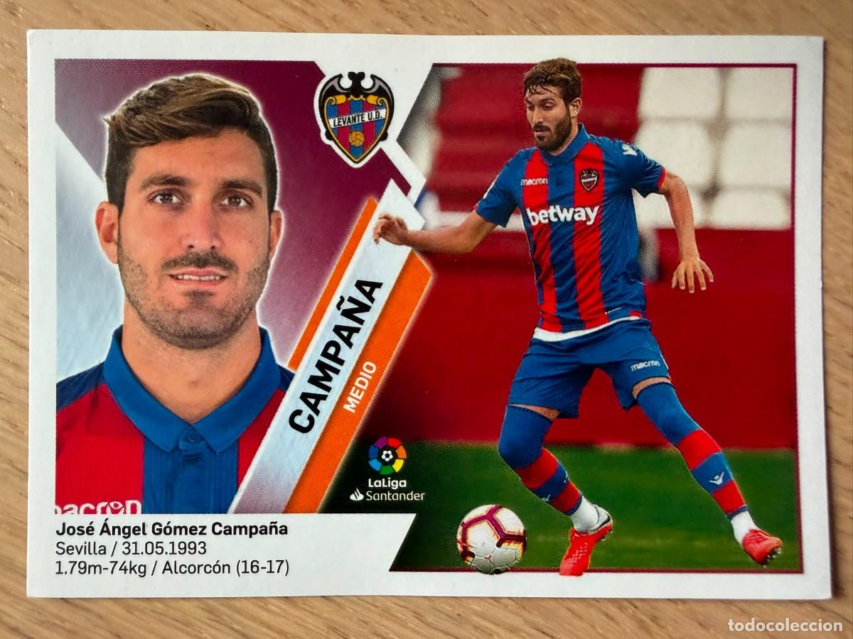 Figurine di Calcio: 11 CAMPA&Ntilde;A LEVANTE 19 20 2019 2020 LIGA SANTANDER COLECCIONES ESTE SIN PEGAR STICKER