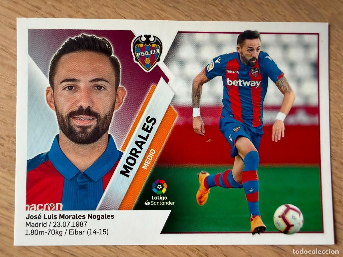 Fu&szlig;ball-Sticker: 12 MORALES LEVANTE 19 20 2019 2020 LIGA SANTANDER COLECCIONES ESTE SIN PEGAR STICKER