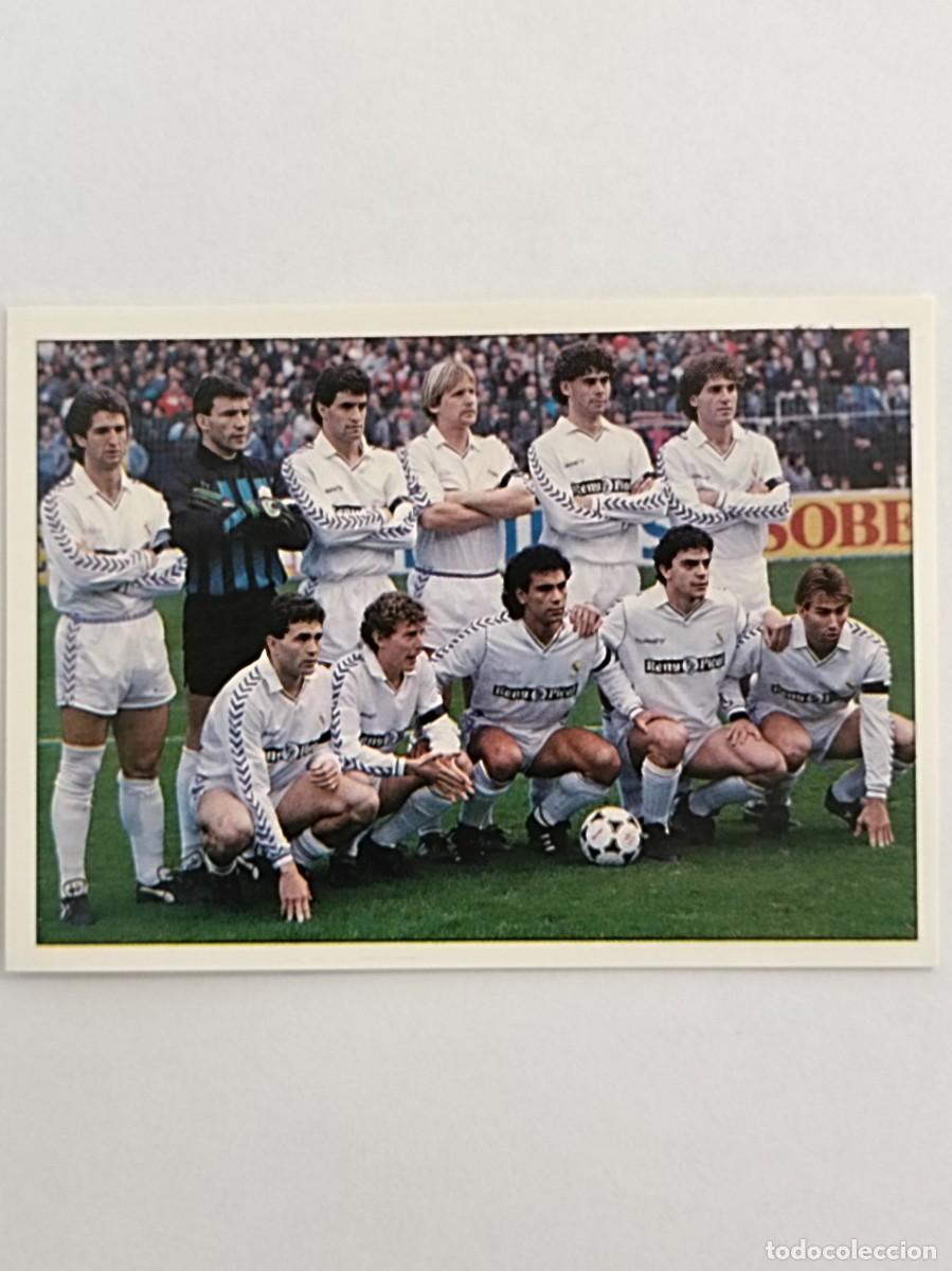 Fu&szlig;ball-Sticker: #61 EQUIPO 1989/1990 COLECCION REAL MADRID 95/96 PANINI