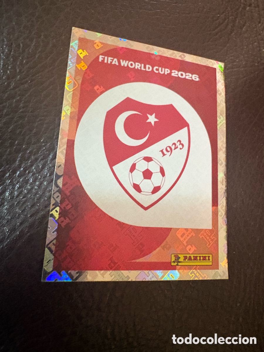 Fu&szlig;ball-Sticker: ESCUDO DE TURQU&Iacute;A TUR 1 MUNDIAL FIFA WORLD CUP 2026 26 PANINI STICKERS NUEVO
