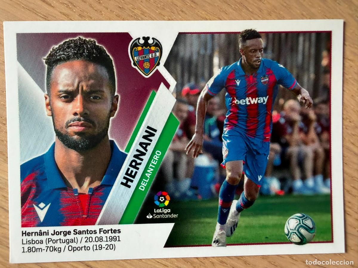 Cromos de f&uacute;tbol: 15 HERNANI LEVANTE 19 20 2019 2020 LIGA SANTANDER COLECCIONES ESTE SIN PEGAR STICKER