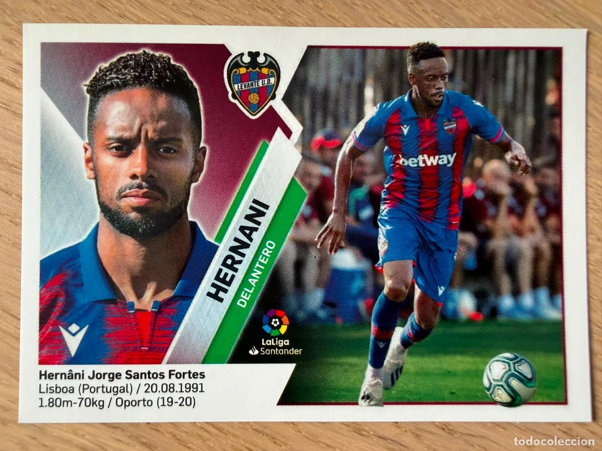 Cromos de f&uacute;tbol: 15 HERNANI LEVANTE 19 20 2019 2020 LIGA SANTANDER COLECCIONES ESTE SIN PEGAR STICKER
