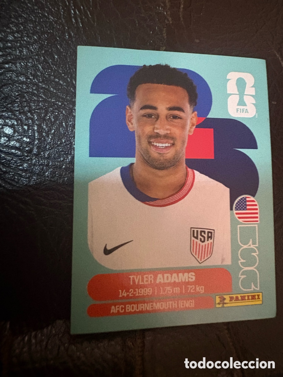Cromos de f&uacute;tbol: Panini Mundial Fifa World cup 2026 26 sticker - USA 8 Adams