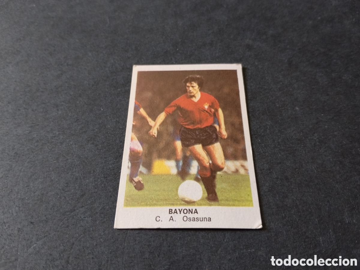 Cromos de f&uacute;tbol: Cromo futbol 84 Bayona, Osasuna