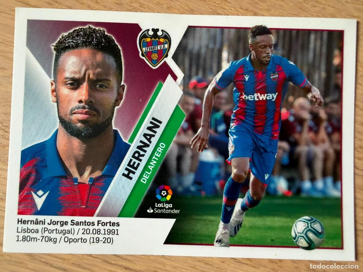 Cromos de f&uacute;tbol: 15 HERNANI LEVANTE 19 20 2019 2020 LIGA SANTANDER COLECCIONES ESTE SIN PEGAR STICKER