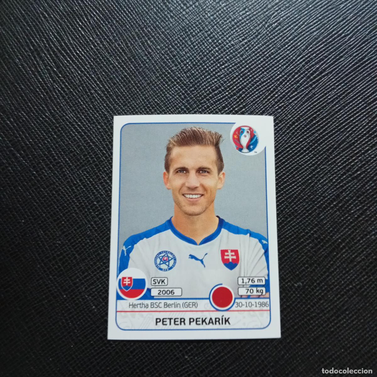 Cromos de f&uacute;tbol: 218 PETER PEKARIK ESLOVAQUIA PANINI EURO EUROCOPA FRANCIA 2016 CROMO FUTBOL 16 - SIN PEGAR X2