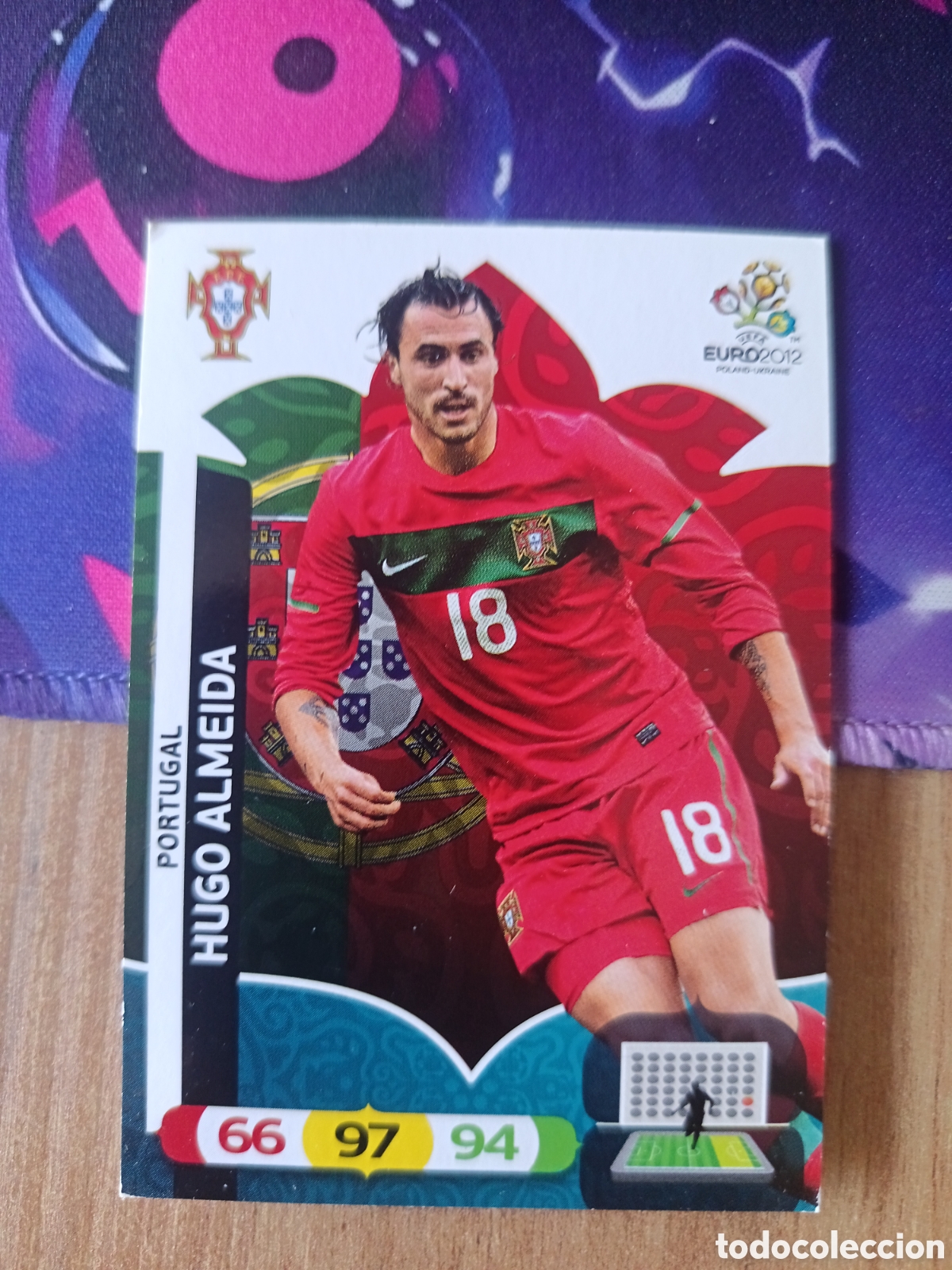 Cromos de f&uacute;tbol: Hugo UEFA EURO 2012 EURO2012 POLONIA UCRANIA ADRENALYN XL PANINI