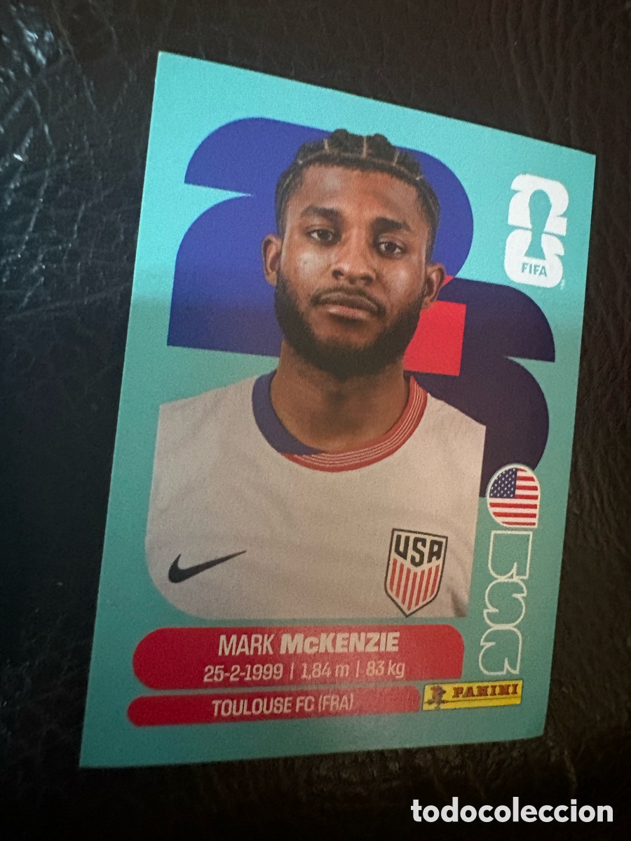 Cartes &agrave; collectionner de Football: MARK McKENZIE - USA 5 - ESTADOS UNIDOS- MUNDIAL DE FUTBOL - FIFA WORLD CUP 2026