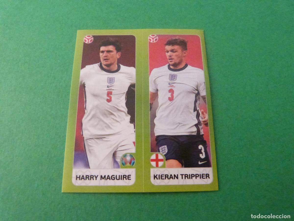 Figurine di Calcio: CROMO FUTBOL MAGUIRE-TRIPPIER INGLATERRA EURO 2020 SIN PEGAR N&ordm; 423 TOURNAMENT EDITION EUROCOPA 2020