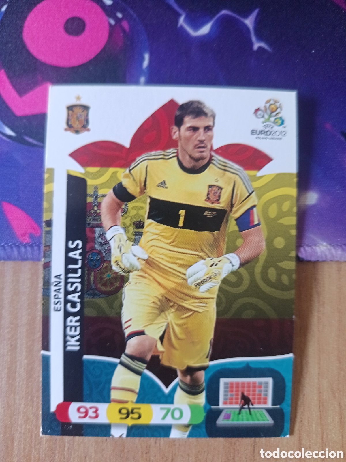 Figurine di Calcio: Casillas UEFA EURO 2012 EURO2012 POLONIA UCRANIA ADRENALYN XL PANINI