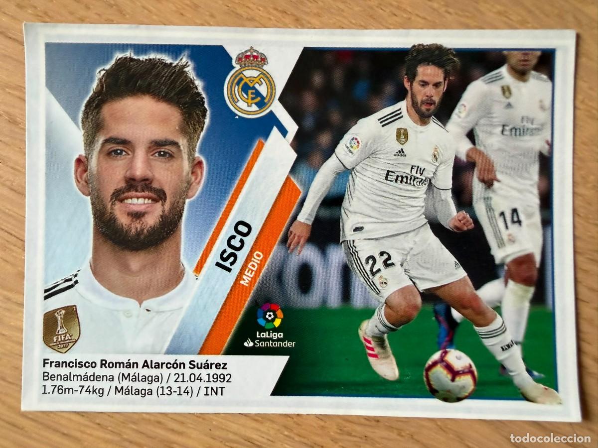 Figurine di Calcio: 11A 11 A ISCO REAL MADRID 19 20 2019 2020 LIGA SANTANDER COLECCIONES ESTE RECORTADO STICKER