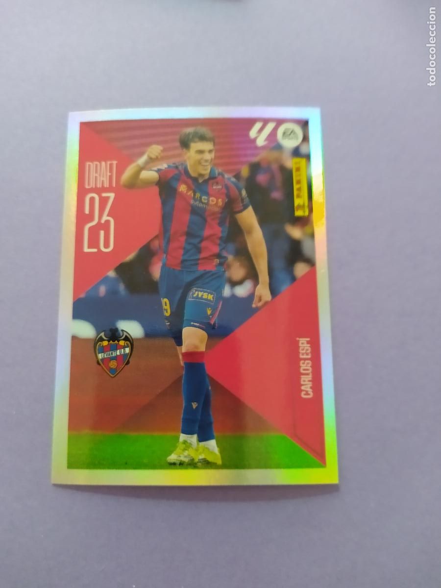 Figurine di Calcio: LIGA ESTE 2026 2027 26 27 NUEVO - DRATF 23 N&ordm; 4 CARLOS ESPI LEVANTE