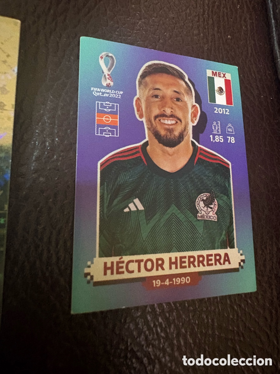 Figurine di Calcio: MEX 15 HECTOR HERRERA (MEXICO) MUNDIAL QATAR 2022 PANINI