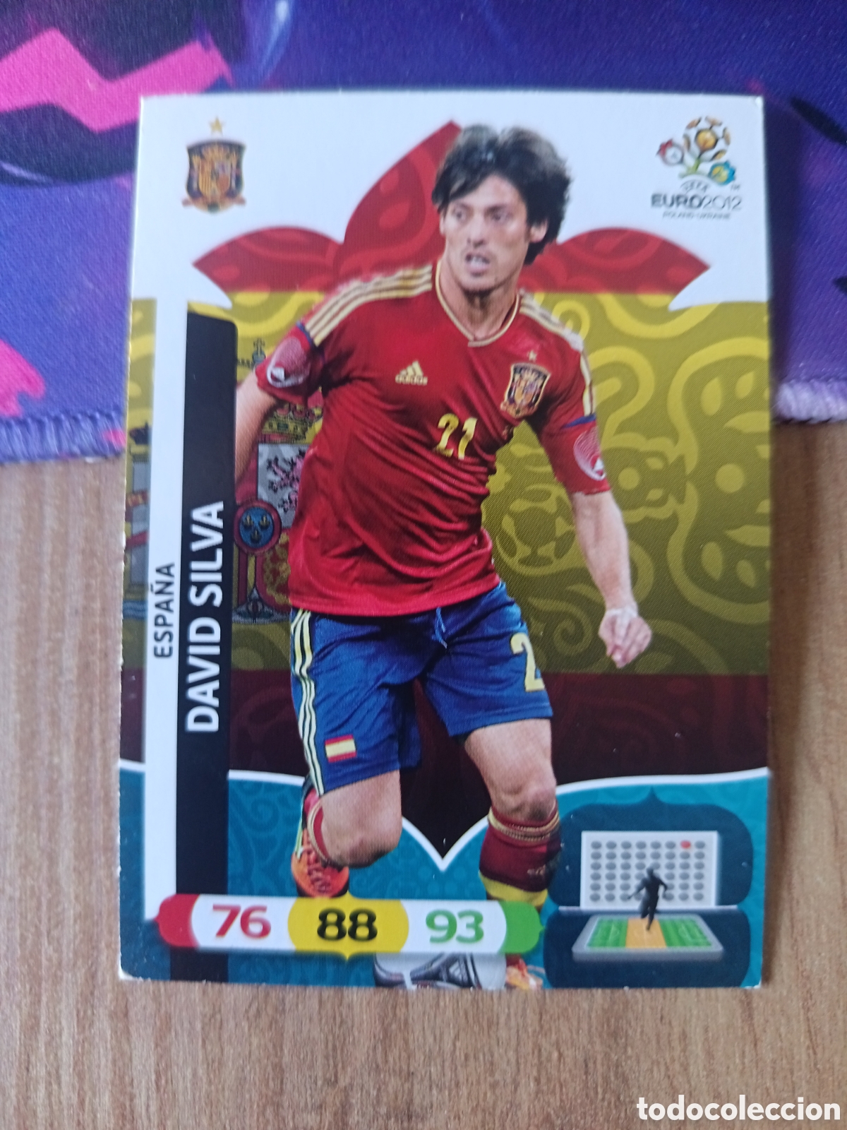 Cromos de Futebol: David Silva UEFA EURO 2012 EURO2012 POLONIA UCRANIA ADRENALYN XL PANINI